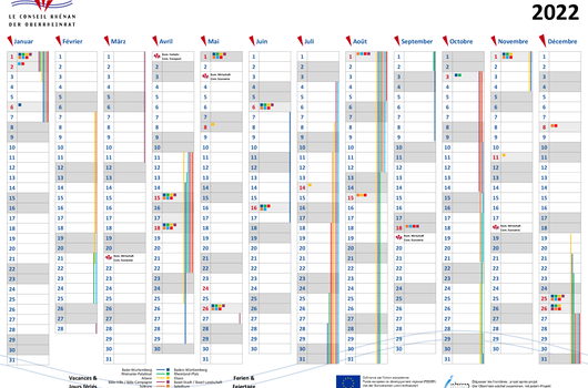 Conseil Rhénan | Calendrier 2022