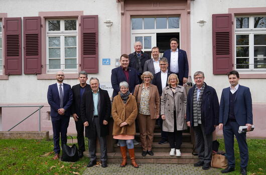 21.11.2022 | Visite de députés de la commission des affaires européennes du Landtag du Bade-Wurtemberg à la Villa Rehfus à Kehl